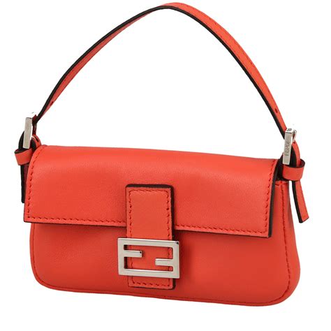 borsa fendi arancione